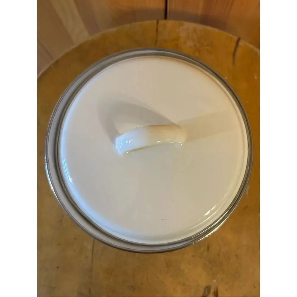 GMI Orchid Floral Porcelain On Steel Bowl With Lid (8463)